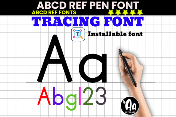 Abcd Ref Pen Tracing: A Designer’s Guide to Clean Handwriting Fonts