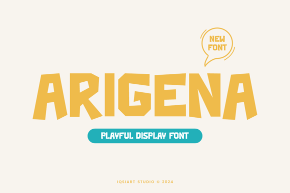 Arigena Font: Bold Typography for Modern Branding