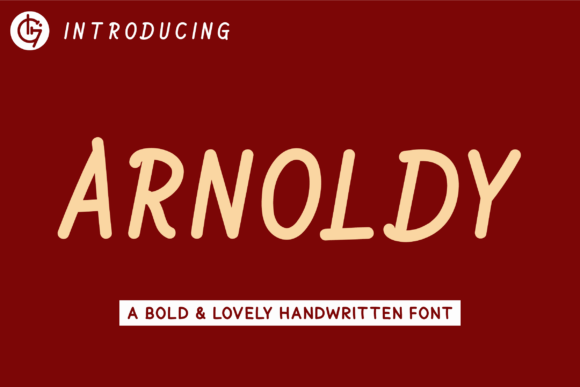 Arnoldy: A Bold Handwritten Typeface for Modern Branding