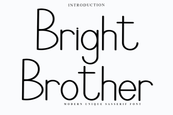 Bright Brother: A Soft Sans Serif for Makers