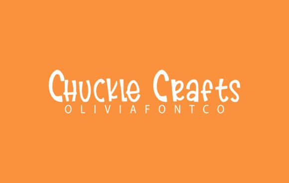 Chuckle Crafts Font for Handmade Product Design