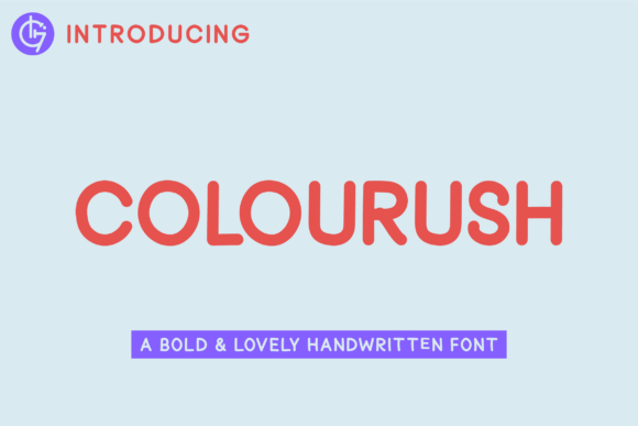 Colourush: A Bold Handwritten Font for Makers