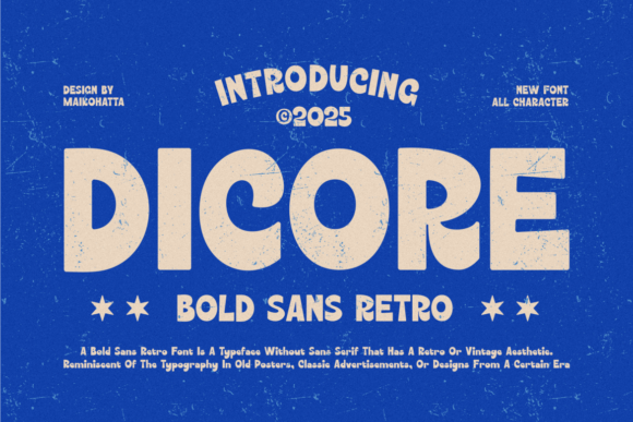 Dicore Font: The Bold Choice for Joyful Brand Identity