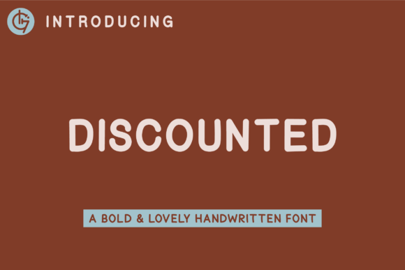 Discounted Font: Bold Handwritten Style for Crafters