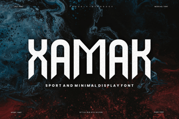 Elevating Brand Identity with Xamak Display Typeface