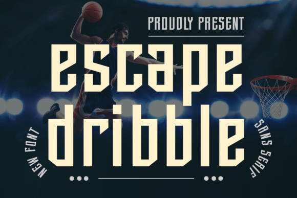 Escape Dribble Font for Bold Business Branding