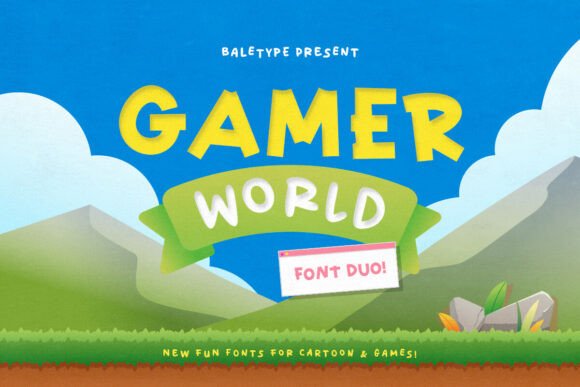 Gamer World Font for Modern Web Design