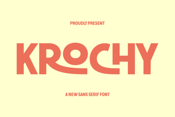 Krochy Font: Bold Retro Branding for Small Business