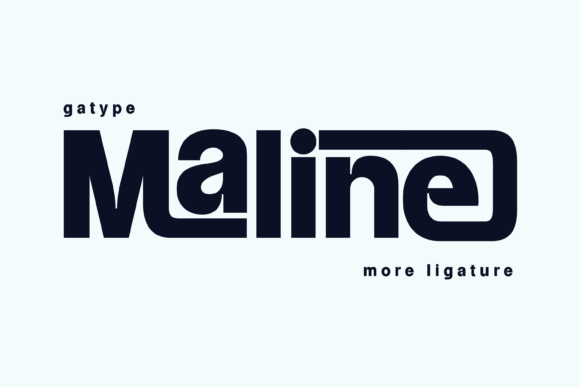 Maline: A Modern Display Typeface for Web Design