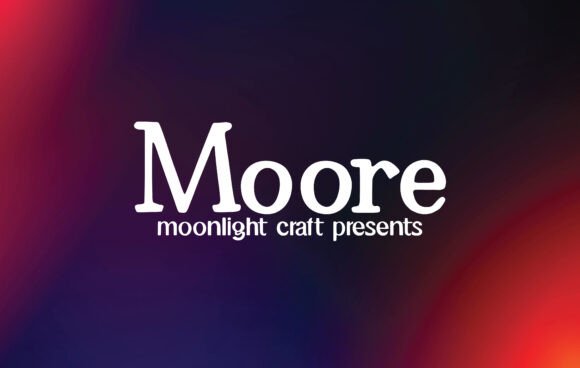Moore Font: Elevate Your Brand with Modern Sans Serif Typography