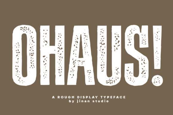 Ohaus: A Bold Sans Serif Font for Vintage Branding