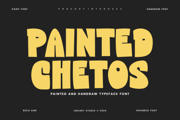 Painted Chetos Font: Bold Typography for Viral Marketing