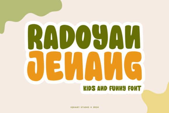 Radoyan Jenang: The Playful Sans Serif Font for Makers