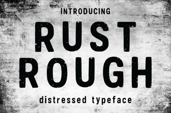 Rust Rough Typeface for Bold Web Design