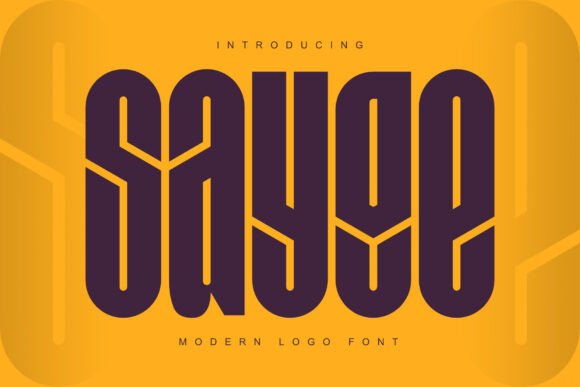 Sayge: A Bold Sans Serif Typeface for Modern Editorial Design