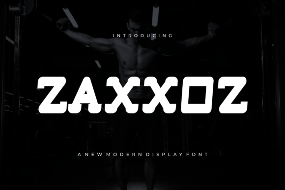 Zaxxoz Font Review: Bold Modern Display Typeface