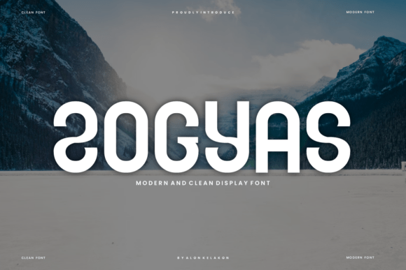 Zogyas: A Futuristic Sans Serif Typeface for Modern Web Design